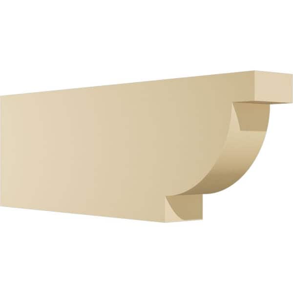 Ekena Millwork Standard Alpine 3 in. W x 8 in. H x 24 in. D Signature Urethane Rafter Tail Outlooker