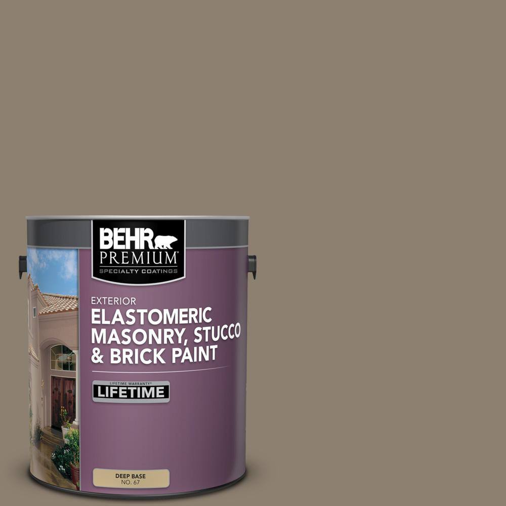 1 gal. #720D-5 Mocha Accent Elastomeric Masonry, Stucco and Brick Exterior Paint price history on PriceWatchPro