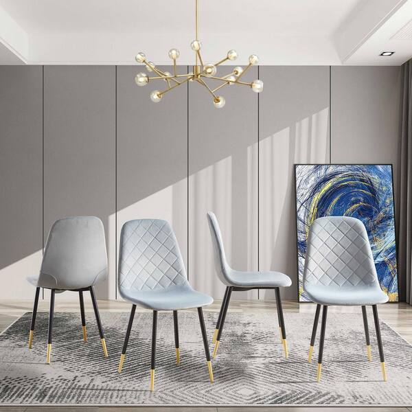 Gray dining best sale chairs with arms