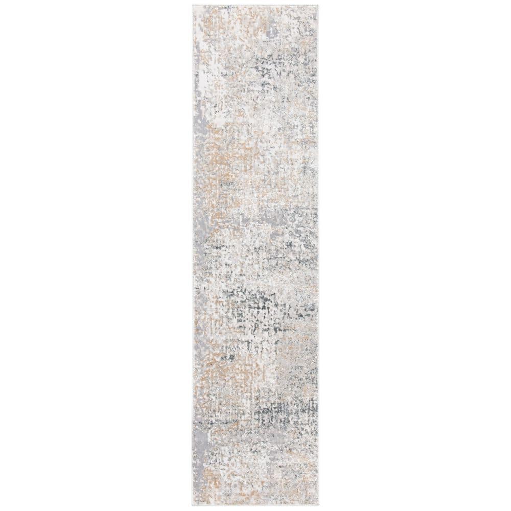 Vogue 2 ft. x 10 ft. Beige/Gray Distressed High-Low Runner Rug price history on PriceWatchPro