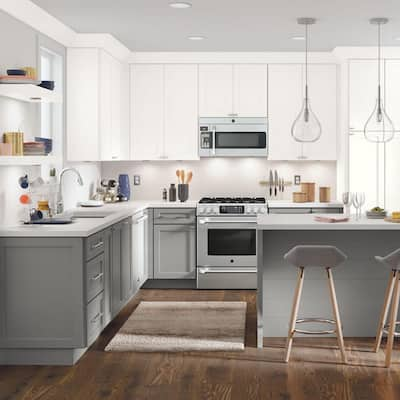 Transitional - Custom Kitchen Cabinets - Kitchen Cabinets - The Home Depot