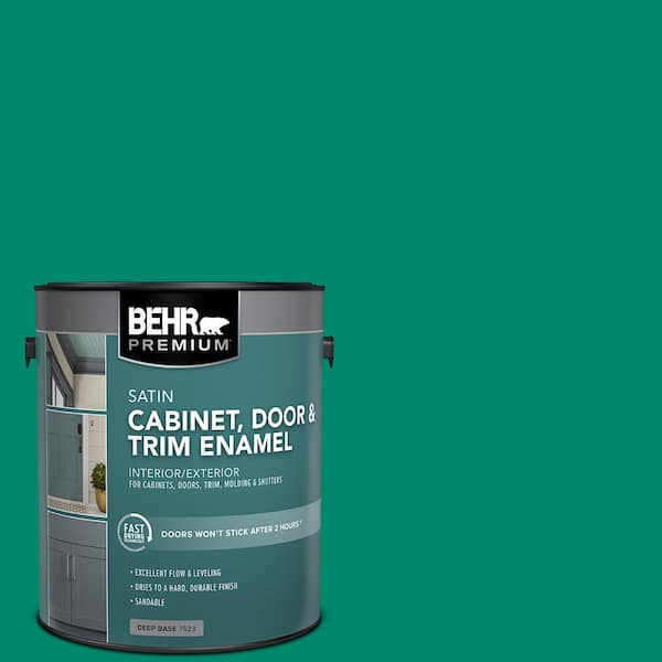 BEHR PREMIUM 1 gal. #P430-6A Celtic Queen Satin Enamel Interior/Exterior Cabinet, Door & Trim Paint