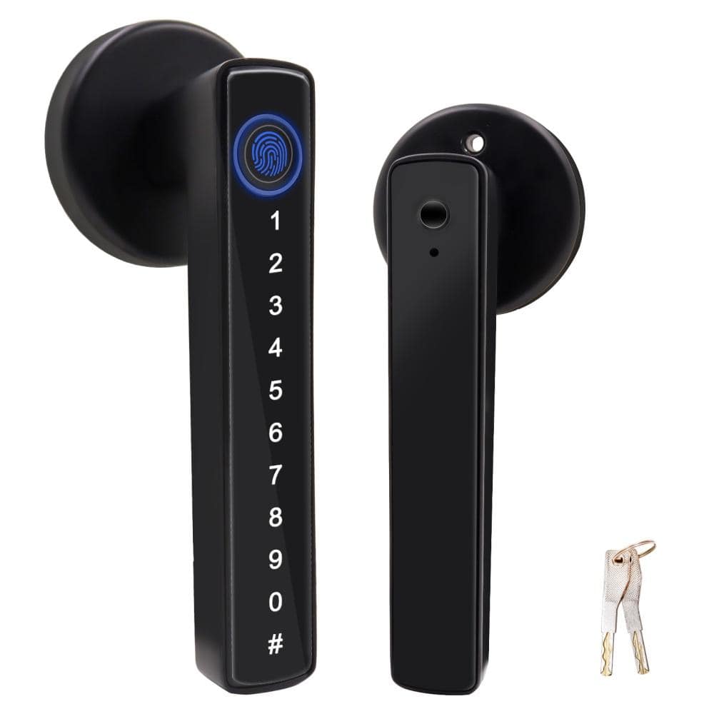 5-In-1 Smart Door Handle with APP Unlock, Fingerprint Unlock, IC Card, Keyboard Unlock, Key Code price history on PriceWatchPro