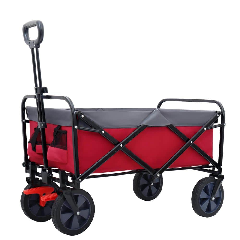 Lycvki 3.02 cu. ft. Garden Cart with Steel Frame and 600D Lycvki 3.02 cu. ft. Garden Cart with Steel Frame and 600D