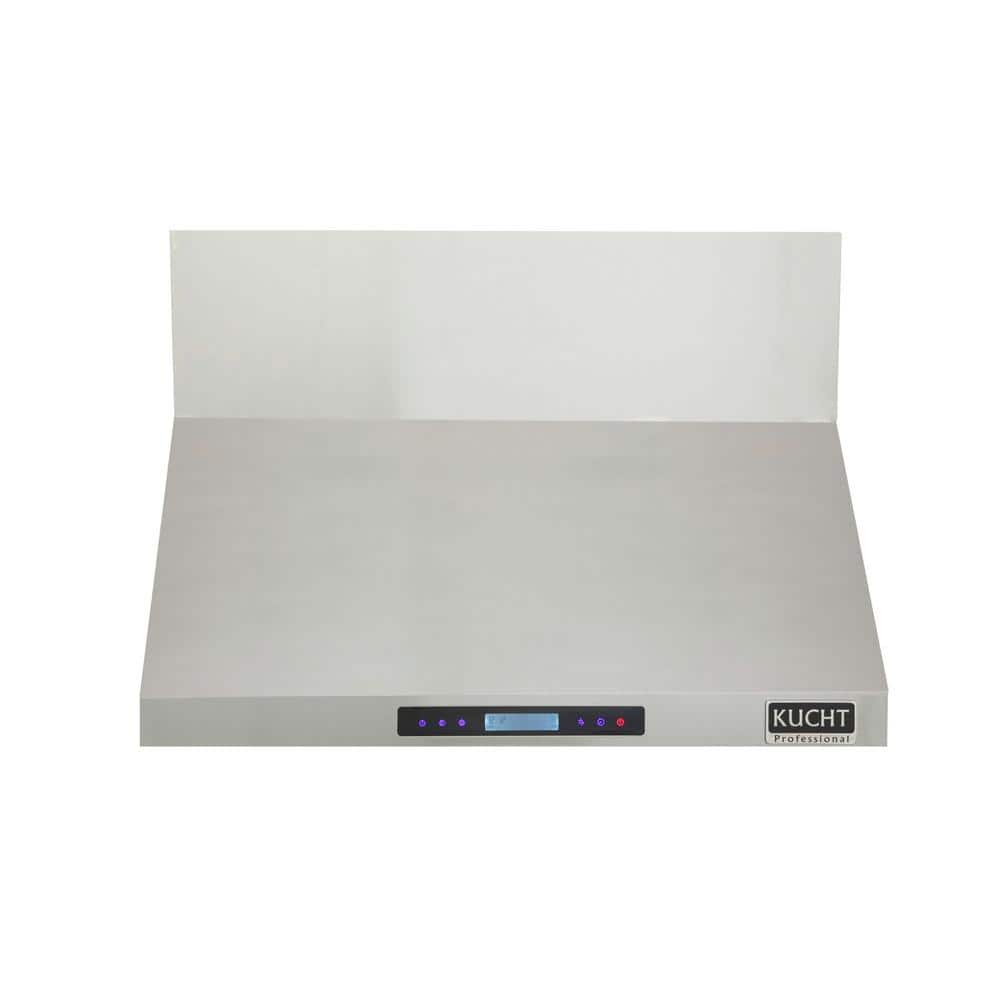 Kucht Professional 36 in. Wall Mounted Range Hood 900CFM in Stainless Steel, Silver