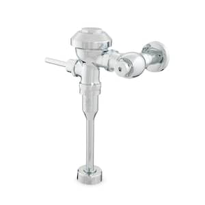Aquaflush Exposed Manual Diaphragm Flush Valve with 0.125 GPF, Sweat Solder Kit and Cast Wall Flange in Chrome