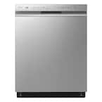 24 in. Stainless Steel Front Control Dishwasher with QuadWash, 3rd Rack & Dynamic Dry, 48 dBA