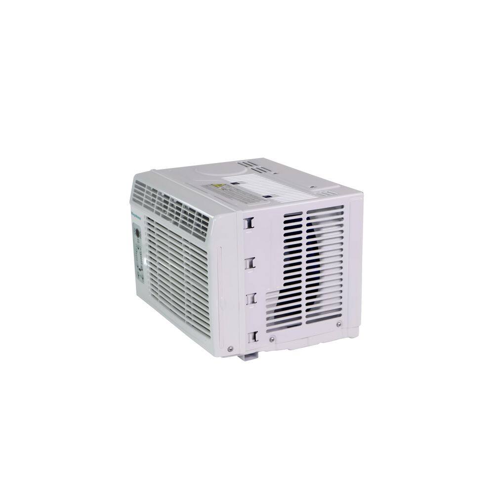 Efficient 5,000 BTU White Window Air Conditioner with Remote Control