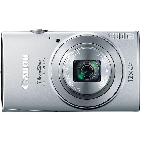 Canon PowerShot ELPH 170 IS 20.0MP Digital Camera - Silver