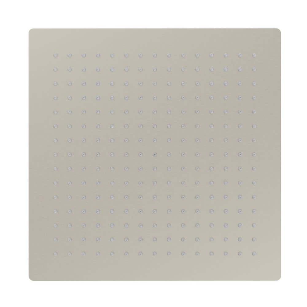 Rain Nickel Square Wall Mounted Shower Head