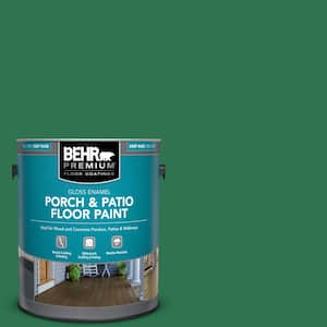 1 gal. #P420-7 Crown Jewel Gloss Enamel Interior/Exterior Porch and Patio Floor Paint