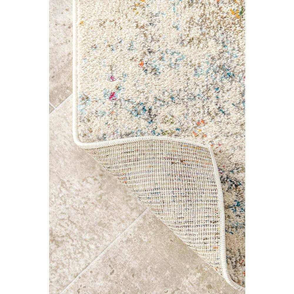 Colorful Abstract Multicolor 4' x 6' Kids Area Rug