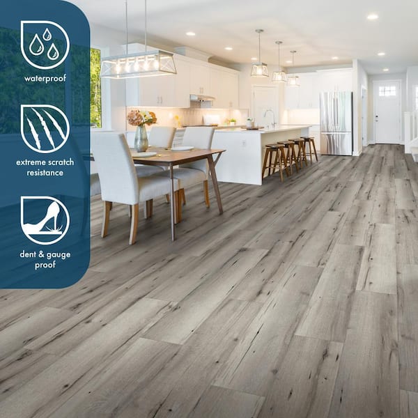 Lifeproof Garrett Oak Waterproof Hybrid Resilient Flooring