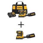 20V MAX Cordless Brushless 1/4-Sheet Variable Speed Sander and 20V 1/4-Sheet Variable Speed Sander (Tools Only)