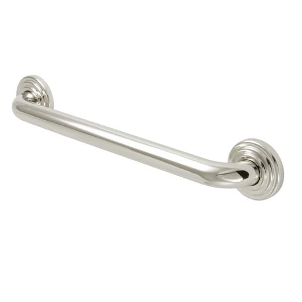 Kingston Brass Restoration 16 in. x 1-1/4 in. Grab Bar in Polished Nickel