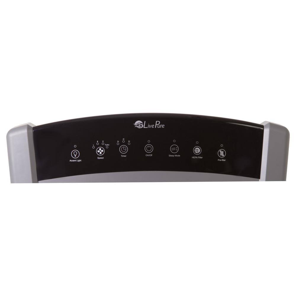 Graphite Multi-Room True HEPA Console Air Purifier