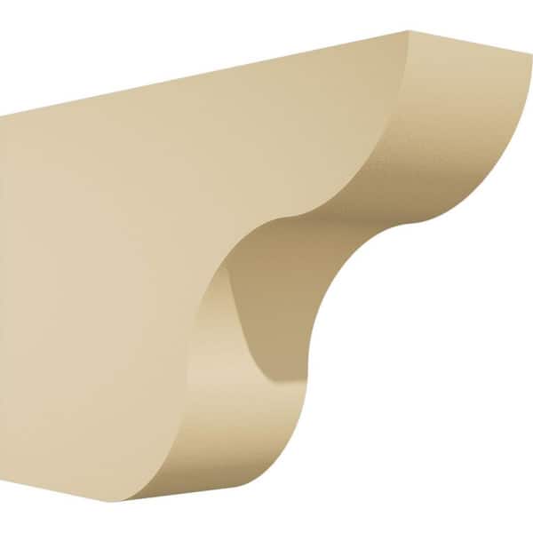 Ekena Millwork Standard Carmel 3 in. W x 8 in. H x 12 in. D Signature Urethane Rafter Tail Outlooker