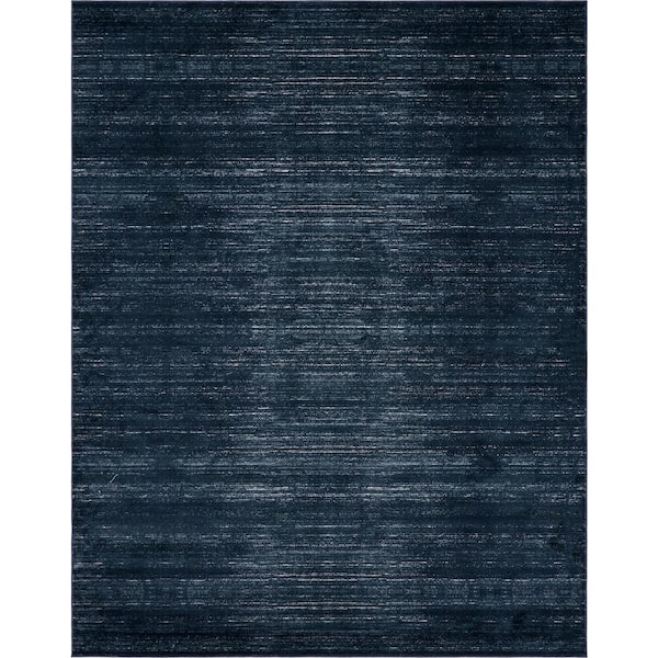 Jill Zarin Uptown Collection Madison Avenue Navy Blue 8' 0 x 10' 0 Area Rug