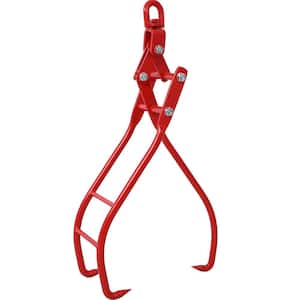 28 in. Heavy-Duty 3 Claw Log Grapple for Logging Tongs, Eagle Claw Design Industrial Logging Tong
