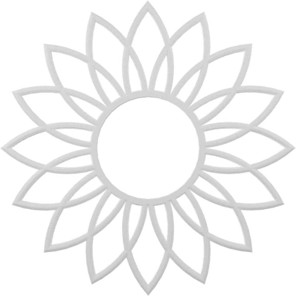 1 in. x 30 in. x 30 in. Daisy Architectural Grade PVC Pierced Ceiling Medallion price history on PriceWatchPro