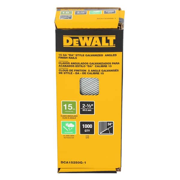 2 in. 15 GA Galvanized Finish Nails, 1,000 Pc. 2 in. 15 GA Galvanized Finish Nails, 1,000 Pc.