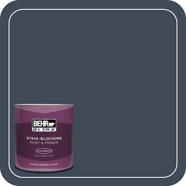 BEHR ULTRA 1 qt. #PPU14-20 Starless Night Extra Durable Eggshell Enamel Interior Paint & Primer