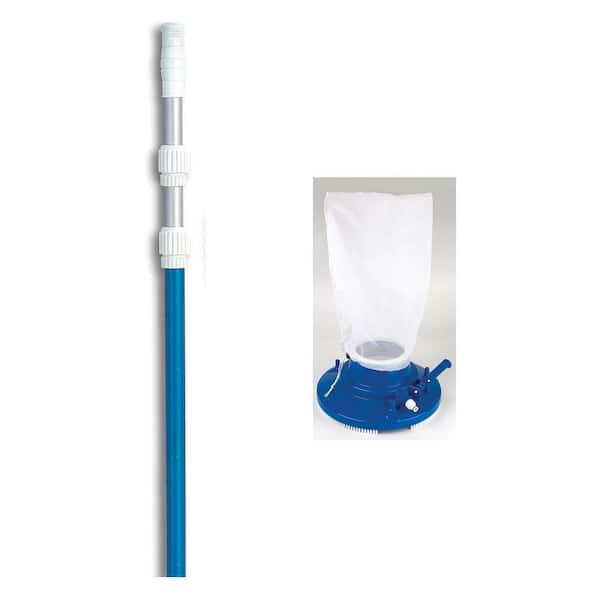 HYDROTOOLS Venturi 8170 13 in. Pool Vacuum Head Leaf Bag with 5 ft. to 15 ft. Telescopic Pole