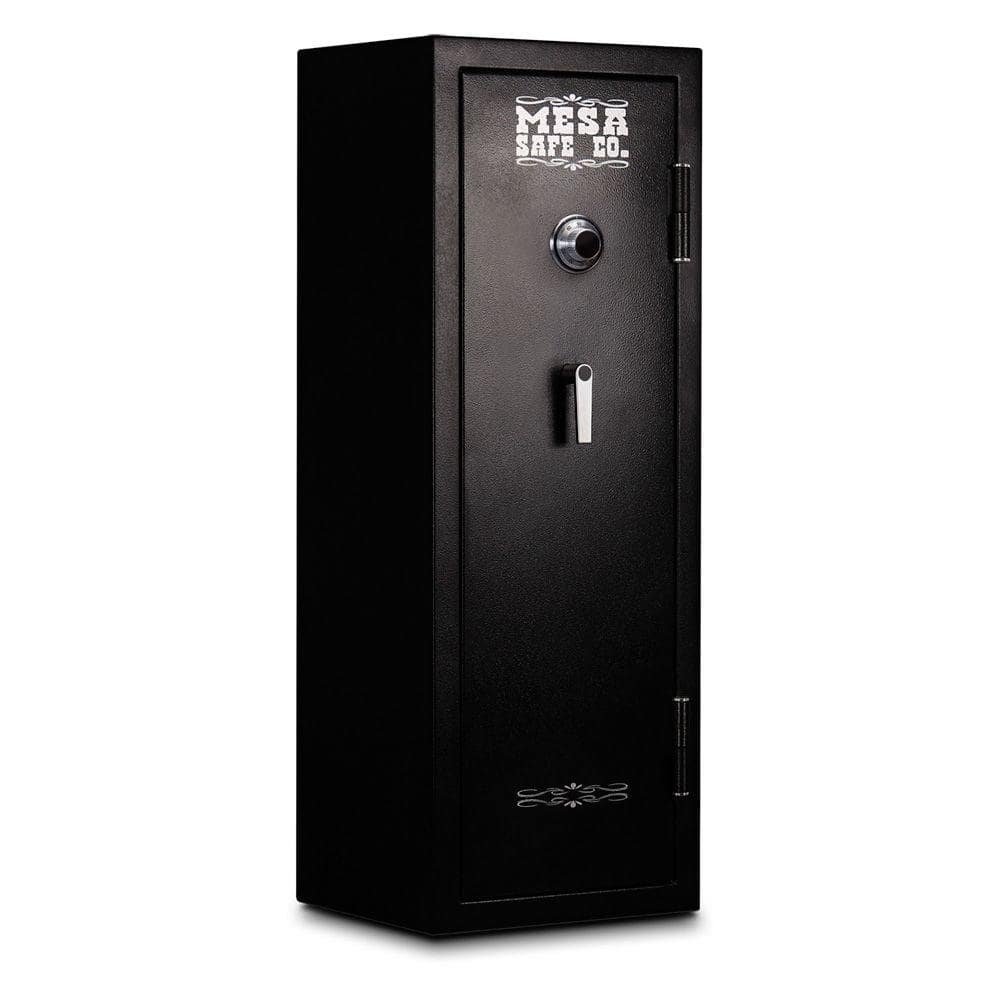 Mesa 6.6 cu ft Black Steel Fireproof and Waterproof Safe