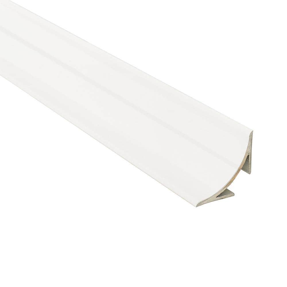 EMAC Novoescocia 4 White 1-1/2 in. x 98-1/2 in. Aluminum Tile