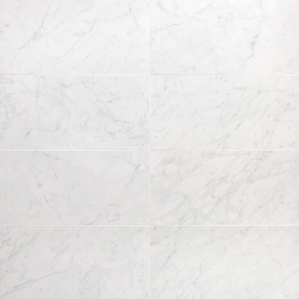 Marmo 12 x 24 Porcelain Marble Look Wall & Floor Tile Ivy Hill Tile Bianco