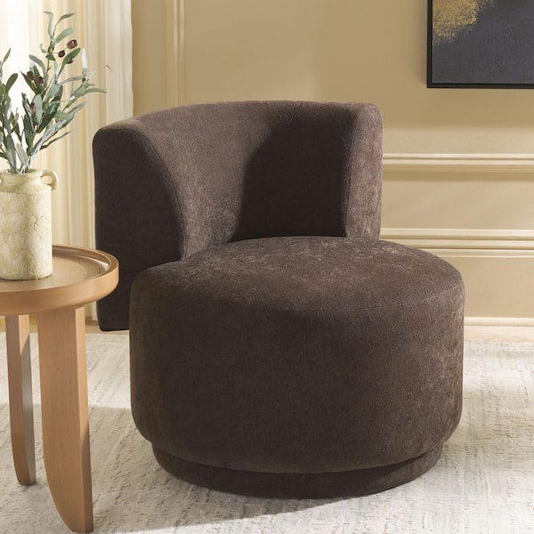 Rhyt Brown Linen Arm Chair