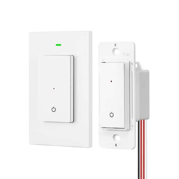 125-Volt 3 Way Wireless Remote Control Light Switch and Receiver Kit with Magnetic Panel, FCC Listed