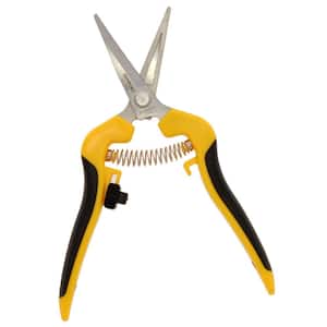 6.5 in. Comfi-Grip Harvest Shear with Curved Stainless Steel Blade