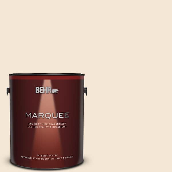 BEHR MARQUEE 1 gal. #PPU5-11 Delicate Lace Matte Interior Paint & Primer