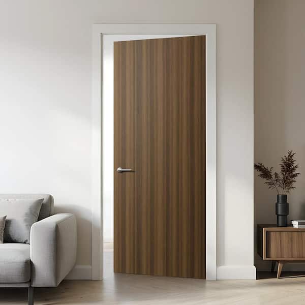 CALHOME 22 in. x 80 in. Light Brown Texture Flush Hollow Core