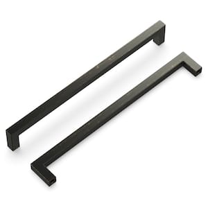 Skylight Collection Pull 8-13/16 in. (224 mm) Center to Center Vintage Bronze Finish Modern Zinc Bar Pull (1-Pack)