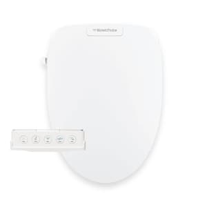 3500 Series Electric Plug-In Bidet Seat for Elongated Toilets in White with Heated Spray Dryer and Remote Control