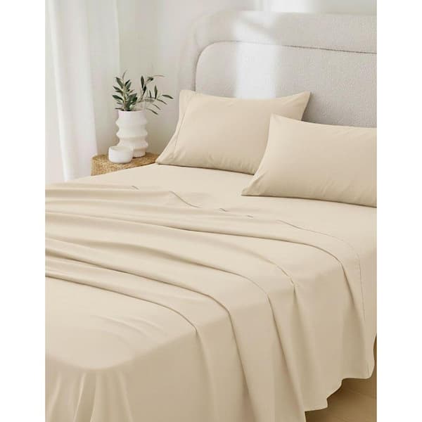 California Cotton Club Ivory Cotton Queen Pillowcase (Set of 2)