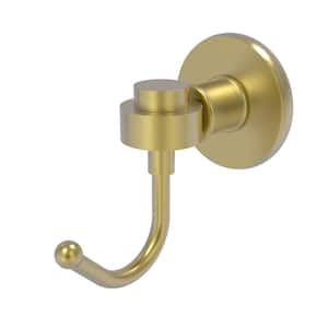 Continental Collection Wall-Mount Robe Hook in Satin Brass