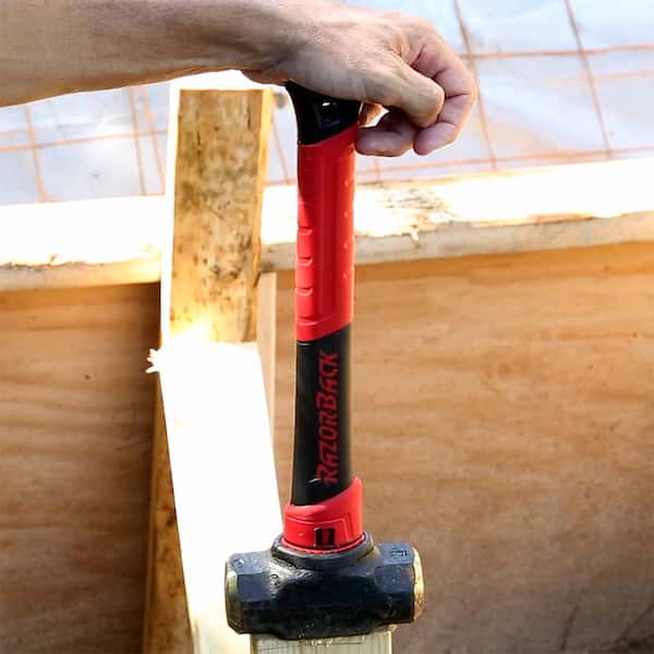 Razor-Back 4 lb. Sledge Hammer with 15 in. Fiberglass Handle 3111000 ...