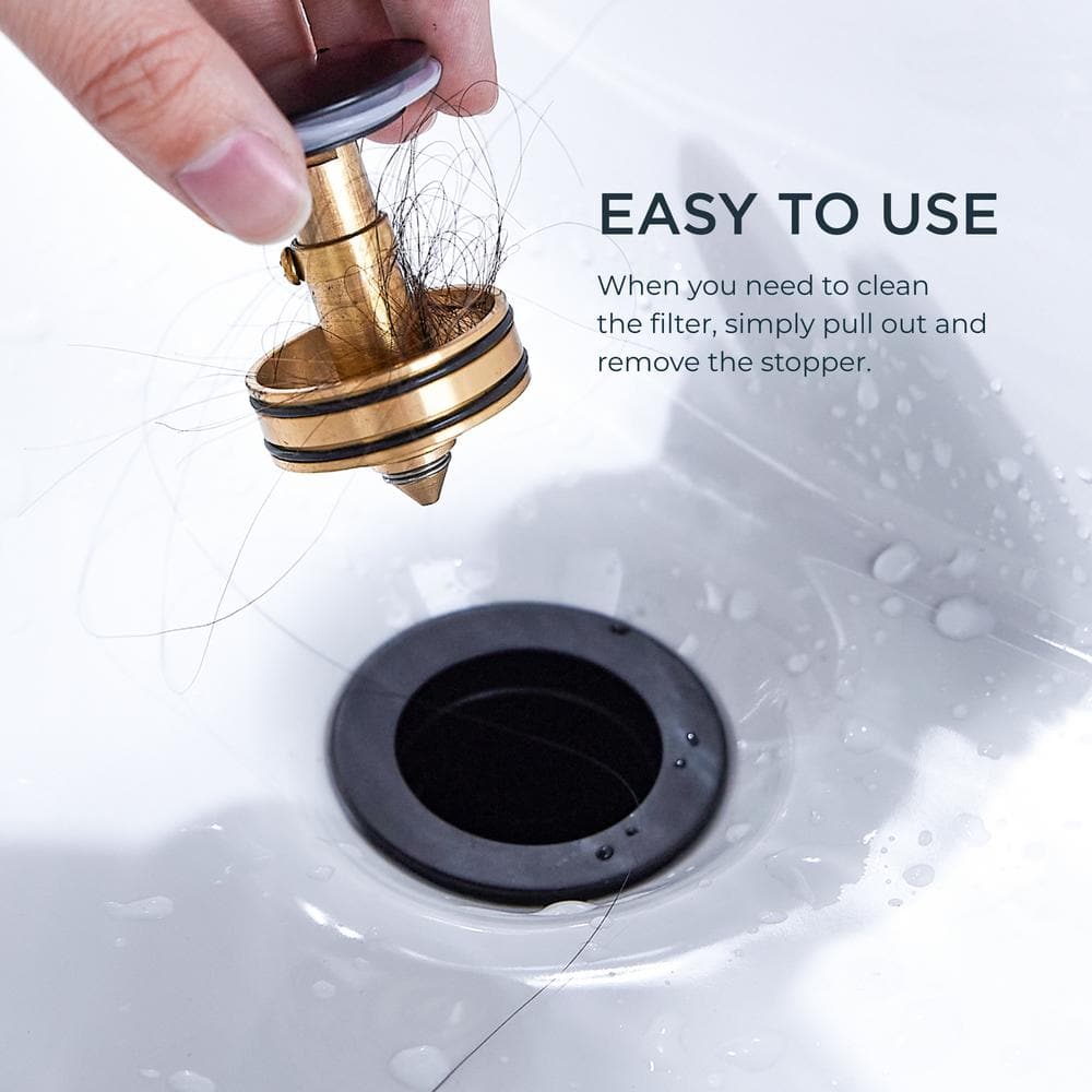 Matte Black Stainless Steel Double Handle Bathroom Faucet