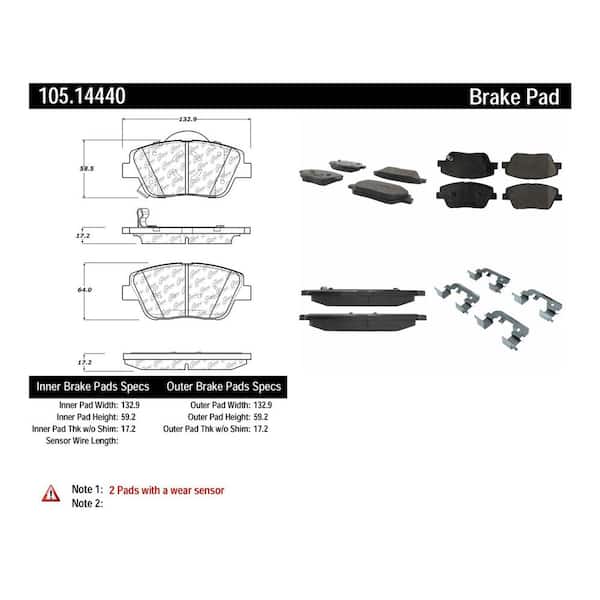 Centric Parts Disc Brake Pad Set