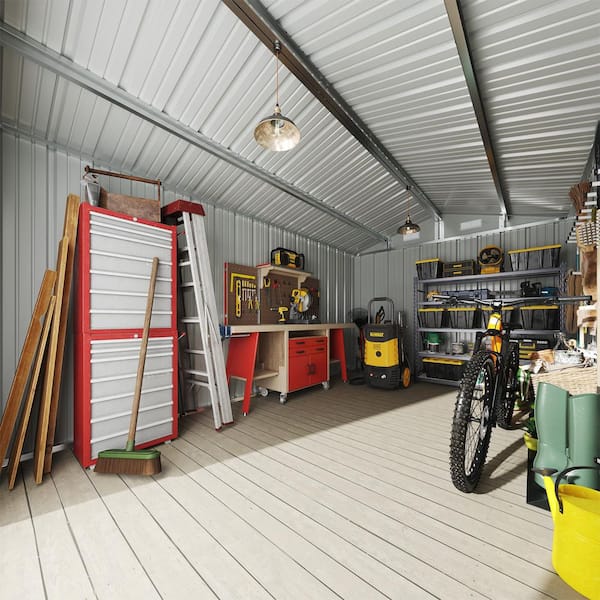 Reviews for Sizzim 8 ft. W x 12 ft. D Tool Shed Metal Storage Shed