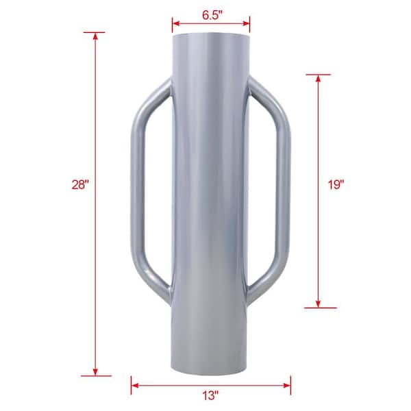 Kahomvis 37 lbs. Metal Post Driver for T-Posts, Signposts, and 