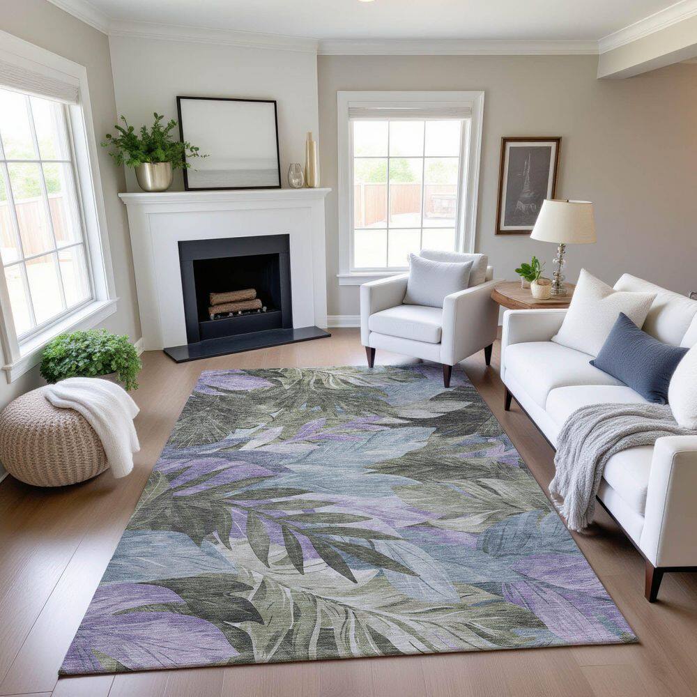 Mayfield Premium Machine Washable Abstract AMF1493 Taupe 10 ft. x 14 ft. Area Rug price history on PriceWatchPro
