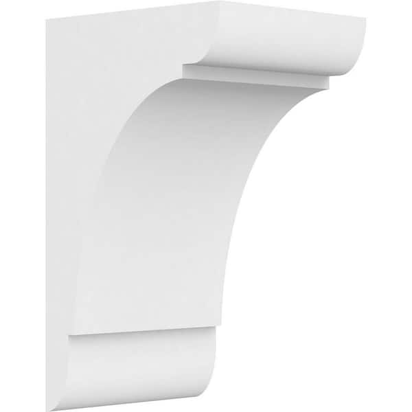 Ekena Millwork 5 in. x 10 in. x 6 in. Standard Olympic Architectural Grade PVC Corbel