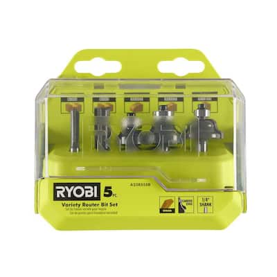 Variety Router Bit Set (5-Piece)