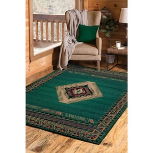 Manhattan Tucson LT Green 1 ft. 10 in. x 3 ft. Accent Area Rug
