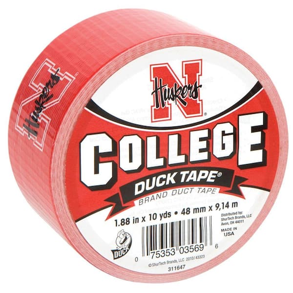 Duck College 1-7/8 in. x 30 ft. University of Nebraska Duct Tape (6-Pack)