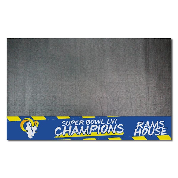 FANMATS 42 in. Los Angeles Rams Super Bowl LVI Grill Mat